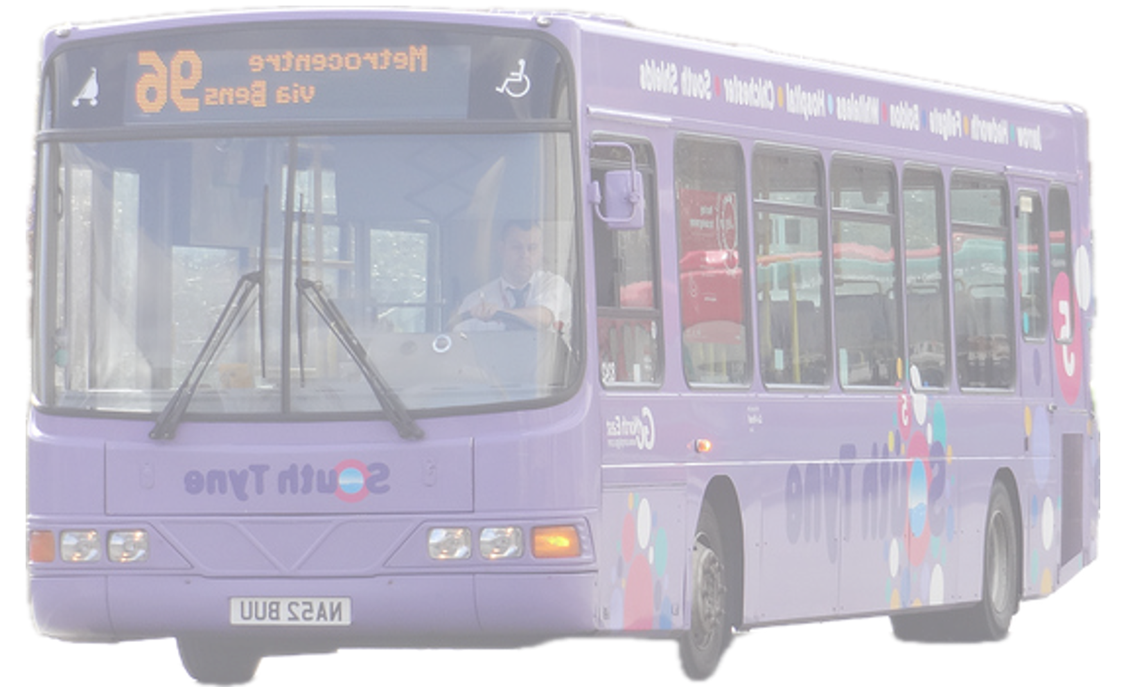 Bus image used for the interactive CAR illustration